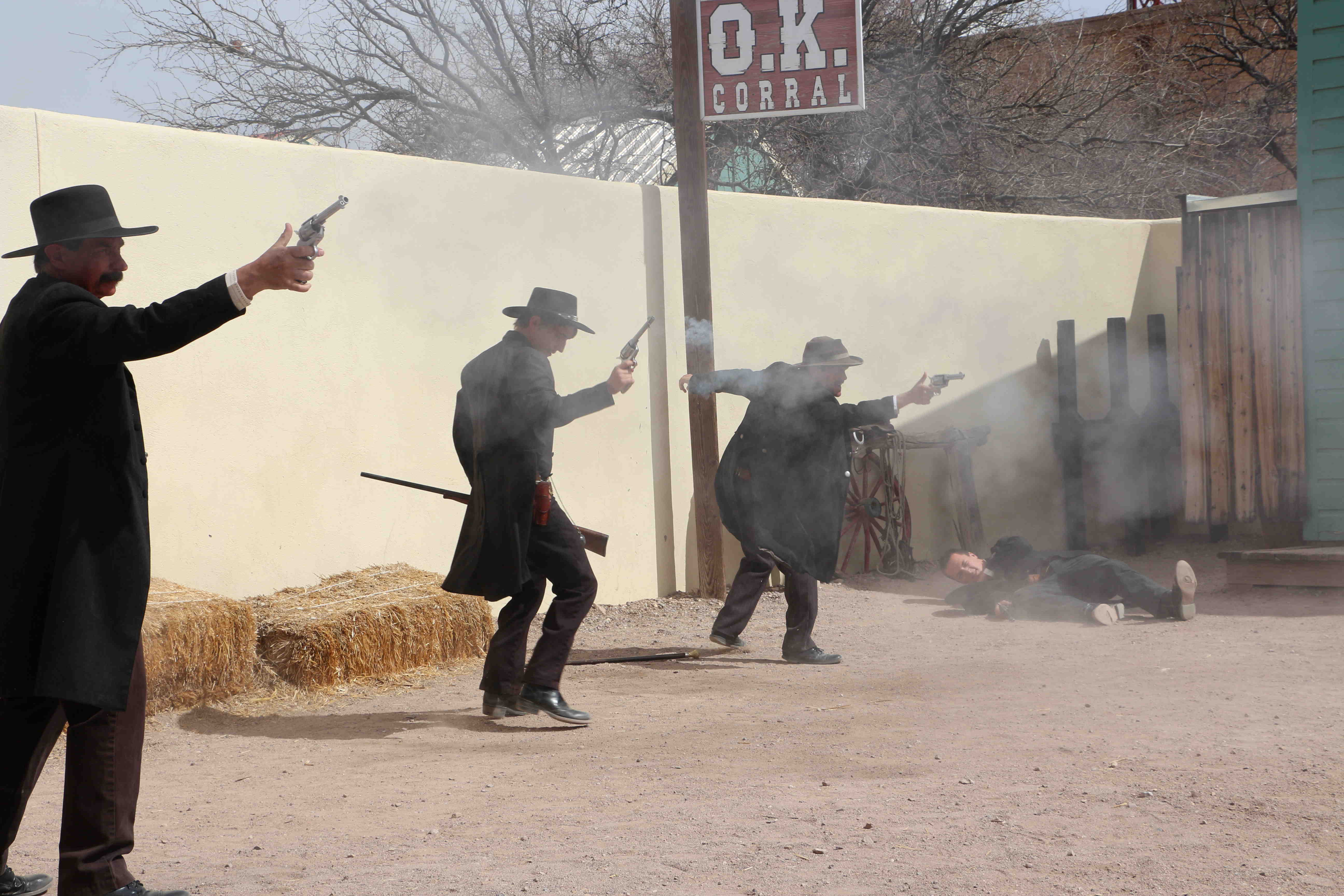 OK Corral gunfight reenactment