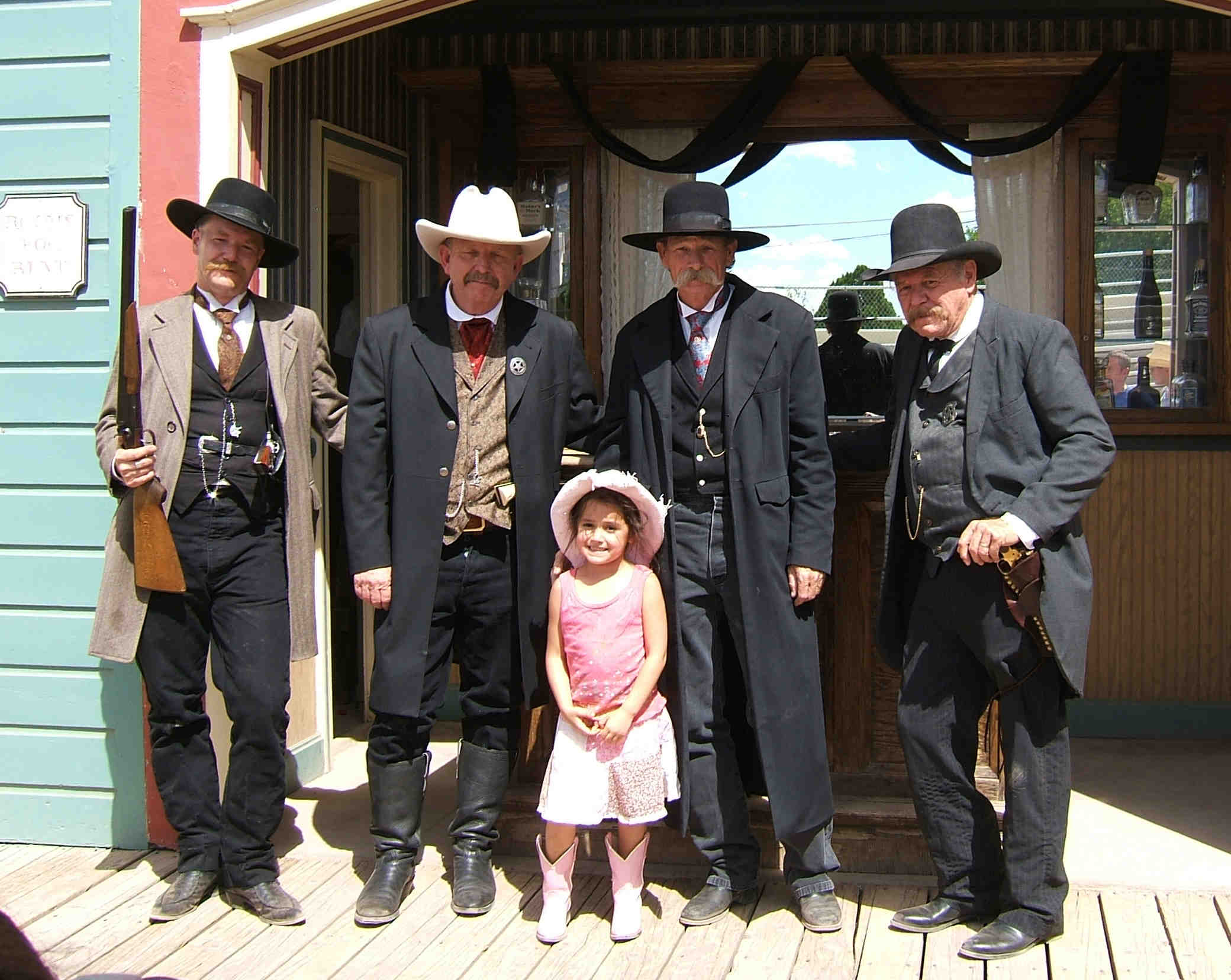 OK Corral photo with gunfighters